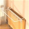 Generic Stendibiancheria pieghevole per termosifoni, in metallo, con ganci, flessibile e regolabile per casa, ufficio