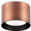 Ideal Lux SPIKE Downlight rotondo da superficie in rame