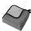 Aomig Set Asciugamani Bagno, 2 Asciugamano Viso 40x60cm, Asciugamani Ospiti, Morbidi, Assorbenti, Telo Doccia, Doccia, Viso e Ospitalità Set Bagno, Asciugamano Bidet(Grigio)