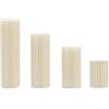 Shiyinge Colonna, pieghevole, in cartone, per matrimoni, feste, festival, 4 pezzi (1 x 40 + 60 + 80 + 100 cm)