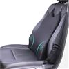 Dreamer Car Supporto lombare per auto con 2 cinghie, progettato per auto Seatity Memory Foam Back Support Cushion for Car with Ergonomic Streamline Designed for Back Pain ReliefBlack