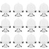 YKKJ 12 Pezzi Mini supporto per torta，Mini Alzata per Torta，per Matrimoni, Baby Shower, Bomboniere, Feste di Compleanno.（argentato）