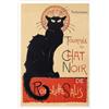 OAHFDF Tournee Du Chat Noir, stampa vintage su tela, per camera da letto, ufficio, camera da letto, regalo, 30 x 45 cm