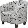 uyeoco Copripoltrona Coprisedili Poltroncina Club Copripoltrona 1 Posto Fodera per Poltrona Chesterfield 1 Posto Cocktail Sedia Coprisedie per Bar Tullsta Verde (Color : #16)