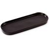 CosyCorner Vassoio per lavello in ceramica, stile semplice, per bagno e cucina, colore: nero