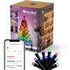 Nanoleaf 24M Smart Luci a stringa collegate con Scena Natalizia, 300 LED RGBIC indirizzabili, Interno & Esterno, Musical Sync, Matter sopra WiFi, Controllo tramite App, Voce (Alexa Apple Google Home)