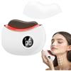 karzu Massaggiatore Viso Elettrico,Massaggiatore Viso Lifting a 6 Modalità a 45 °C per L'anti-età, il Lifting e il Rassodamento Della Pelle Cadente (Modalità LED a 4 Colori - Bianco)