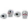 Simoni Racing CAPS/SKE Kit 4 Cappucci Valvola Skeletor Universali, per pneumatici, Colore Cromo