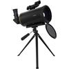 Omegon Telescopio Maksutov MightyMak 90 con mirino a LED "