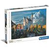 Clementoni - 35146 Collection - Neuschwanstein Castle - 500 Pezzi - Puzzle Adulti, Made In Italy