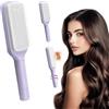 Roinaid Spazzola per capelli autopulente, girevole, autopulente, per tutti i tipi di capelli, per la pulizia dei capelli, per la pulizia dei capelli, perfetta per donne, capelli lunghi e corti, viola