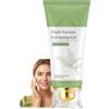 SURDVAS Gel esfoliante a triplo enzima con tè verde, gel detergente delicato per il viso, gel esfoliante per la pulizia profonda della pelle liscia, rimuove la pelle morta, i punti neri, regola il sebo (1