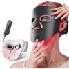 Hello Face Maschera per terapia della luce rossa a LED, 311 LED, onde luminose a infrarossi da 851 nm, maschera facciale a LED, terapia della luce per la tecnologia fotonica senza fili, miglioramento