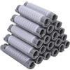 Jelquix Set di Bigodini Senza Rientranza per Permanenti in Resina, 20 Strumenti per Acconciature per Look Eleganti, Parrucchiere o Uso Domestico, Rosa/viola/grigio (GREY)
