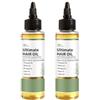 UIOFDGBS Olio lucidante for capelli con punta portatile | Liquido leggero assorbibile for la cura quotidiana del cuoio capelluto e dei capelli for uomini e donne(2PCS)