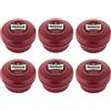 Proraso 6er Rosso Sapone Da Barba Proraso In Vaso Rotondo Shaving Soap ogni 150 ML = 900 ML