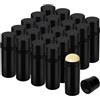PH PandaHall 20pz Contenitori Vuoti per Deodorante, 60ml Contenitore per Tubo a Bastone Solido a Torsione Contenitori per Sbarre di Lozione per Deodorante Fatto in Casa Sapone da Rasatura, Nero
