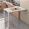 Generic Scrivania pieghevole da parete, resistente, tavolo pieghevole e salvaspazio, multiuso, design compatto per casa, ufficio, lavanderia, bar, cucina, sala da pranzo, ripostiglio