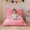 MAXYOYO Pouf da Salotto, Copertura Rimovibile in Velluto Costoluto, Pouf Letto con Imbottitura in Schiuma Morbida, Sacco Puff per Bambini Stabile Senza Struttura, Divano da Salotto