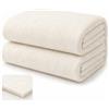 Xltionomix Cotone non tessuto naturale, per tutto l'anno, 200 g/m², 200 x 230 cm | Ovatta di cotone naturale, morbida e lavabile, facile da tagliare, per fai da te, trapunte, cuscini, cucito e fai da te