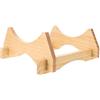 JECOMPRIS Supporto per Botte in Legno Naturale da 5l per Dispenser di Bevande e Brocche, Base Elegante per Contatore, Stabile e Facile da Montare per Uso Domestico
