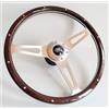 legno Volante classico in legno adatto per Land Rover 88 Wood Vintage 1976 - 1986'