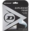Dunlop Sports Corda da Tennis Explosive Tour, Set 17g/1.25mm, 12m, Argento
