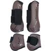 FytStycale 4 Pezzi Ghette da Equitazione Protettive, Marrone, Taglia Media | Stinchiere da Salto, Imbottite, Stinchiere con , per Allenamento, Proprietari alli