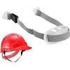 Generic Sottogola per cappello di sicurezza | sottogola staccabile | anelli | Cappello di sicurezza sottogola | Sottogola staccabile | Passanti regolabili Hockey Sport sottogola | Cappello da