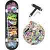 Tony Hawk Skateboard completo Tony Hawk PROFESSIONALE Serie Principiante 8.0 con tool multiuso + 50 stickers