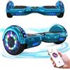RCB Hoverboard 6.5 inch Auto-bilanciato Hover Board con Colorato luci sulle Ruote e Bluetooth, Il miglior Regalo per Bambini e Adolescente