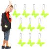 Generic Catarifrangente per zaino, ad alta visibilità, targhetta di sicurezza | Zaini portatili Vestiti Sedie a rotelle Biciclette Borse Scuola Bambini Catena Pendente Alta Visibilità Riflettore Tag