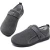 SMajong Scarpe Diabetiche Donna invernali Pantofole Regolabili Gr.36-43 EU | Scarpe Punta Larga per Piedi Larghi, Pantofole da Passeggio, Antiscivolo, Traspirante, Comode, per Anziani e Piedi Sensibili