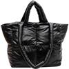 KJHBV Borsa Grande Donna in Neoprene Nero, Elegante e Facile da Trasportare, Ben Organizzata, Stile Unico per Shopping