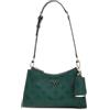 GUESS borsa a tracolla Cresidia II Top Zip Shoulder Bag Forest Logo verde scuro