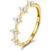 Diamday Anello Donna Argento 925 Zirconia Cubica Anelli Donna Regolabili | Anello Oro Argento, Anelli Mignolo Regolabile, Anelli Argento 925, Fedi Nuziali, Anello Fidanzamento Donna, Gioielli Donna