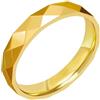 Homxi Anelli da Uomo Acciaio Inossidabile Anelli con Incisione,Rotondo con Rombo 3.5/4.5MM Anelli Oro da Uomo Anelli Uomo e Donna Fidanzamento