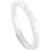Musihy Fedi nuziali lisce sfaccettate in ceramica, 4mm/6mm per Uomo Donna