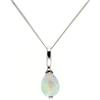 Ivy Gems - Collana, Oro bianco 375/1000 (9 carati), Donna