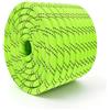 VEVOR Corda in Poliestere a Doppia Treccia 12,7 mm x 36 m a 11 Fili Verde, Corda da Arboricoltura a 11 Fili, Resistenza alla Rottura 1.678 kg, per Arrampicata sugli Alberi, Traino e Trazione, Verde