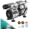 VEVOR Aeratore per Acqua di Laghetti Stagni Compressore d'Aria 550 W Velocità Nominale 1400 giri/min Pompa per Aerazione di Laghi Pressione max. 0,3 Mpa Set di Ossigenatore Acqua Temperatura -5℃-40℃