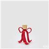 Enzo De Gasperi, EDG EDG ENZO DE GASPERI PORTACANDELA FIOCCO H.16 L.12 L.11 C6 ROSSO E ORO POLY