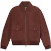 TIMBERLAND GIACCA BOMBER IN PELLE DA UOMO DARK BROWN