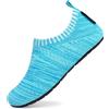 SAGUARO Scarpe da Scogli Bambino Bambina Scarpette Mare Scogli Bambini Scarpe Mare Ragazze Ragazzi Antiscivolo Scarpette per Acqua Nuoto Leggere Blu A, Gr.20/21 EU