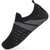 SAGUARO Scarpe da Scogli Bambino Bambina Scarpette Mare Scogli Bambini Scarpe Mare Ragazze Ragazzi Antiscivolo Scarpette per Acqua Nuoto Leggere Uvetta Nero, Gr.28/29 EU