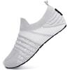 SAGUARO Scarpe da Scogli Bambino Bambina Scarpette Mare Scogli Bambini Scarpe Mare Ragazze Ragazzi Antiscivolo Scarpette per Acqua Nuoto Leggere Grigio, Gr.26/27 EU