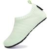SAGUARO Scarpe da Scogli Bambino Bambina Scarpette Mare Scogli Bambini Scarpe Mare Ragazze Ragazzi Antiscivolo Scarpette per Acqua Nuoto Leggere Verde, Gr.26/27 EU
