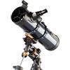 Celestron AstroMaster 130EQ - Telescopio Newton con azionamento a motore e treppiedi in acciaio [Germania]