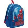 mybagstory Zaino Spiderman | 2 scomparti | 38 x 15 x 28 cm | Ideale da 3 anni per la scuola o lo sport. Modello blu e rosso robusto con motivo sorprendente del famoso supereroe Marvel.