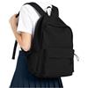 HYC00 Zaino Scuola Superiore Ragazza,Zaino da Scuola Media Ragazzo | Zaino Università Resistente All'acqua College Casual Daypacks Antifurto Zaino PC 14 Pollici Zaini Scuola Adolescente,A-Nero